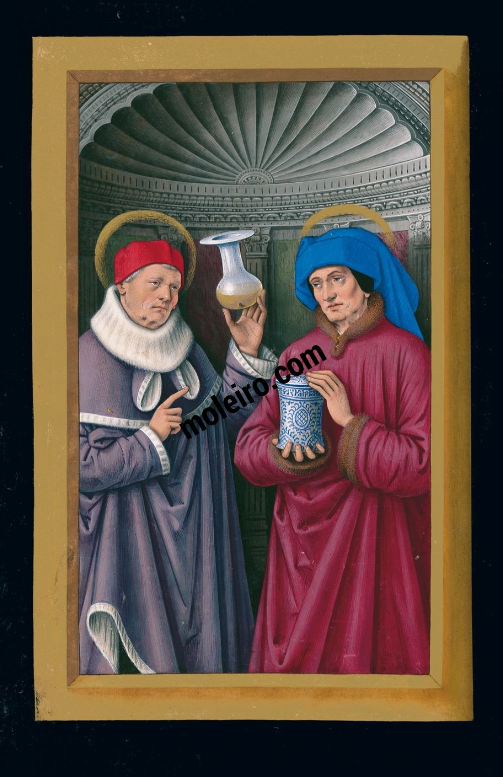 Grandes Heures d’Anne de Bretagne f. 173v, De saint Côme et saint Damien