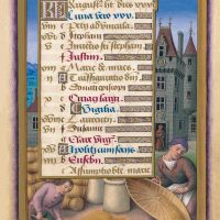 f. 11r, Calendrier: Août