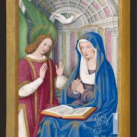 The Annunciation, f. 26v
<div></div>