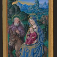 The flight into Egypt, f. 76v
<div></div>