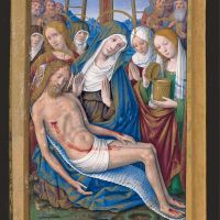 The Lamentation over the dead Christ, f. 2v
<div></div>