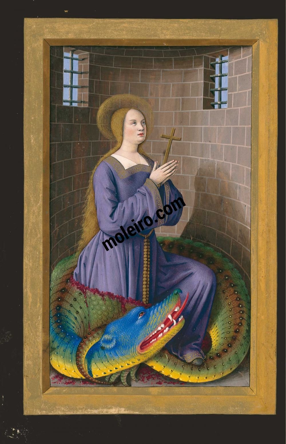 Die Heilige Margareta, f. 205v Die Heilige Margareta, f. 205v
