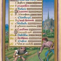 f. 9r, Calendrier: juin