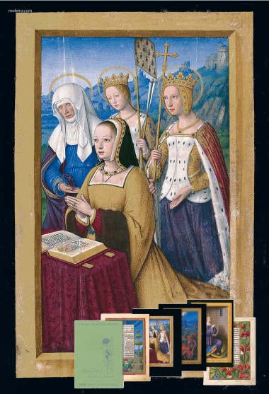 Folder of 5 prints from the Great Hours of Anne of Brittany
