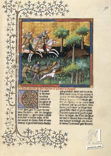 Livre de la Chasse, by Gaston Fébus Bibliothèque nationale de France, Paris