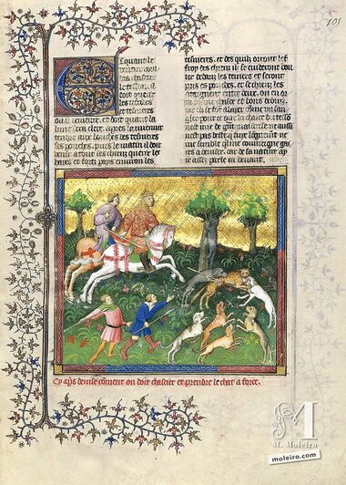 Livre de la Chasse, by Gaston Fébus Bibliothèque nationale de France, Paris