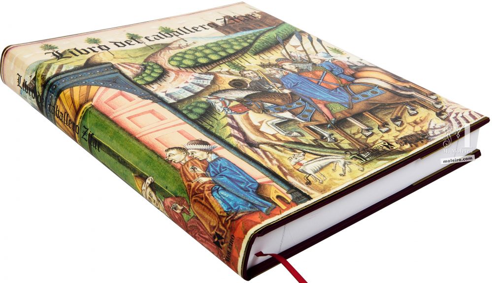 Libro del Caballero Zifar Fotografía en perspectiva de la portada y lomo del libro de arte Libro del Caballero Zifar