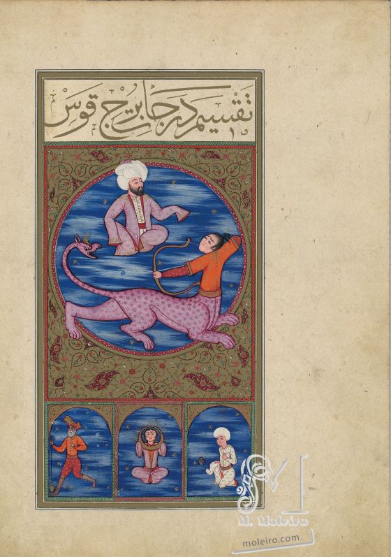 The Book of Felicity f. 24v, The Image of Sagittarius