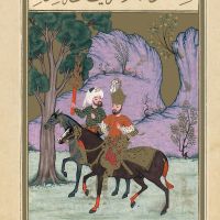 f. 75v, Alexander and Khidr Enter the Land of Darkness