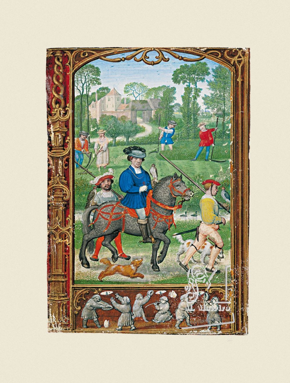 Libro del Golf (Libro d’Ore) f. 24v