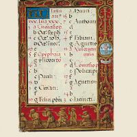 f. 19r, calendrier, janvier