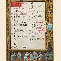 F. 20r, Kalender, Februar