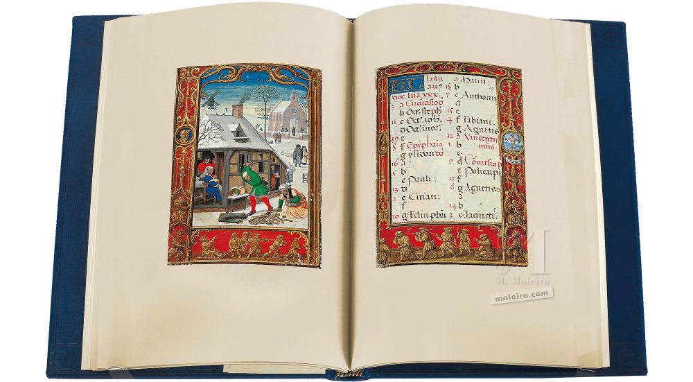 ff. 18v-19r, gennaio
