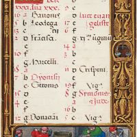 f. 28r, calendrier d'octobre