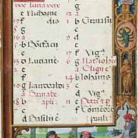 f. 24r, calendar, June