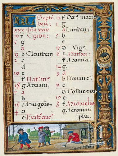 The Golf Book (Book of Hours) The British Library, London