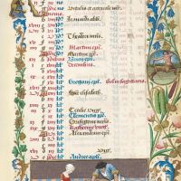 Calendario: noviembre, Matanza del cerdo (f. 6r)