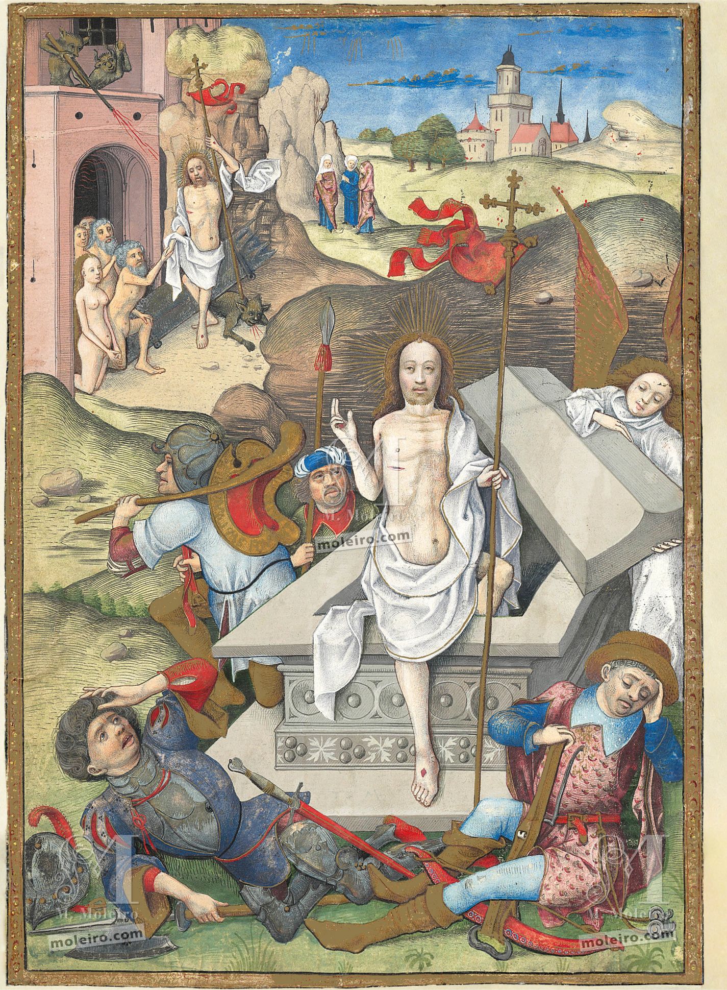 La Resurrección de Cristo (f. 110v)