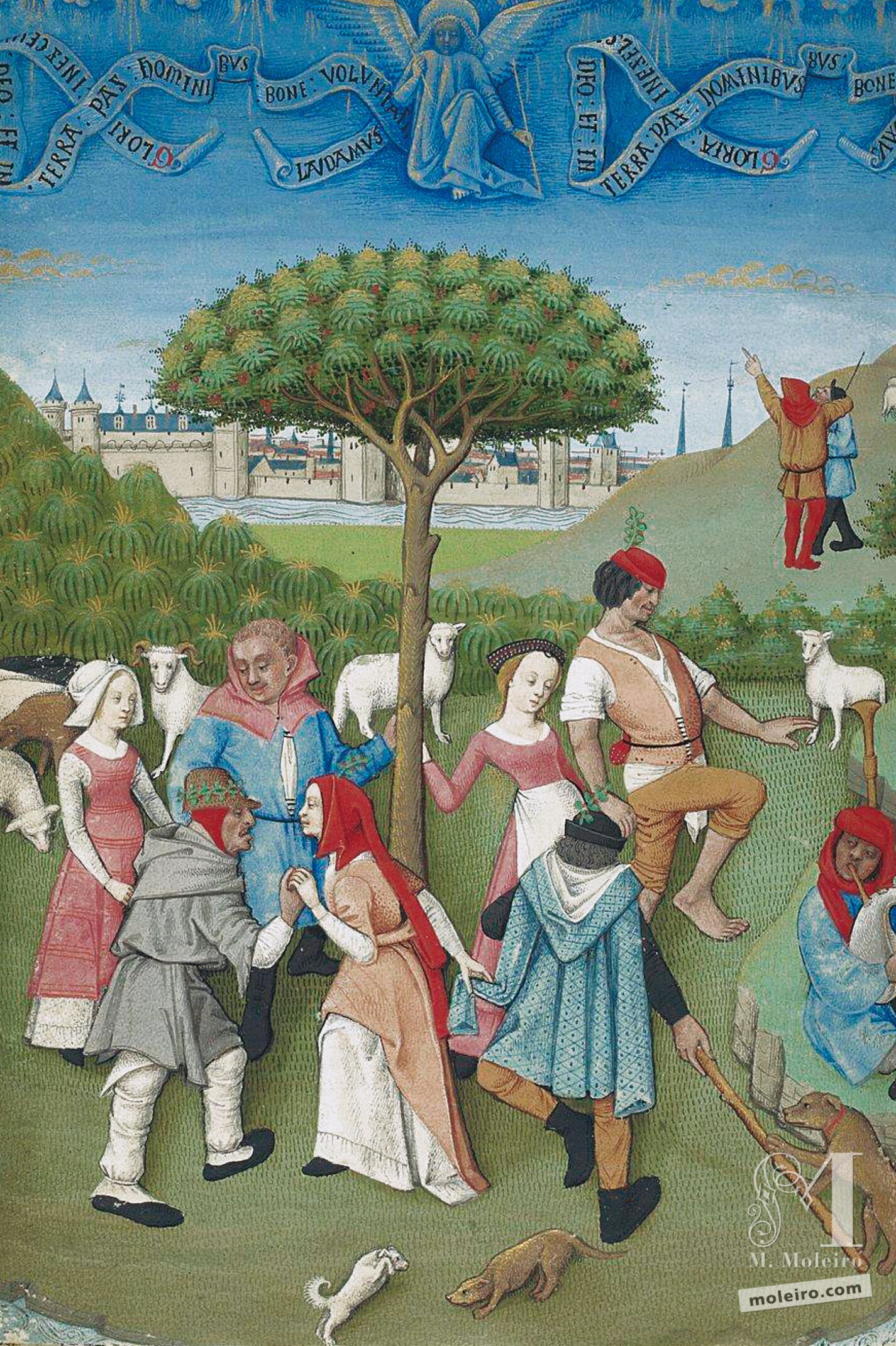 Anuncio a los pastores (f. 20v)