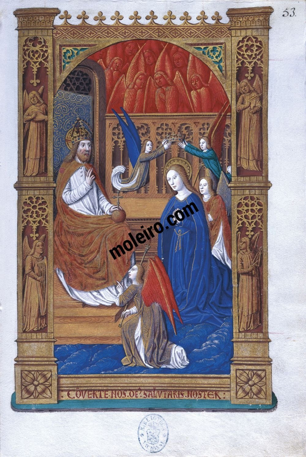 Book of Hours of Charles VIII f. 53r
