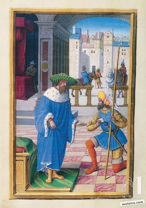 Les Heures d'Henri VIII David et Urie, f. 108v