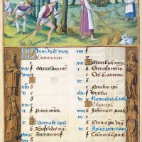 Juin : Fauchage, f. 3v