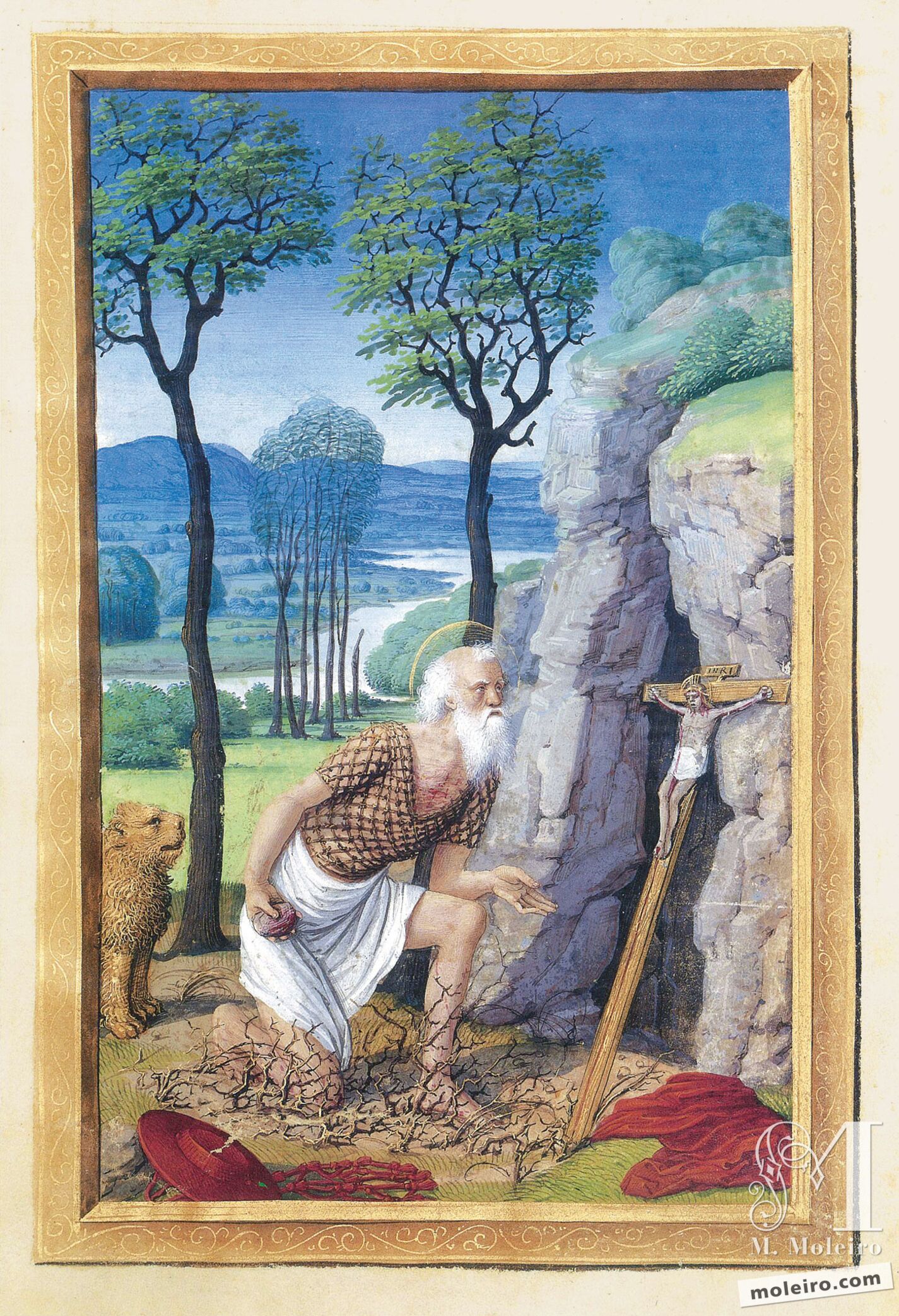 San Jerónimo penitente, f. 170r