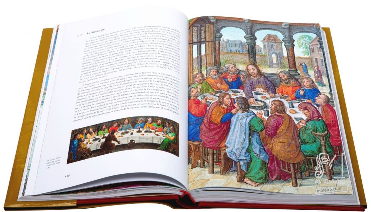La última cena en el libro de arte: Libro de Horas de Juana I de Castilla (principio del S. XVI)