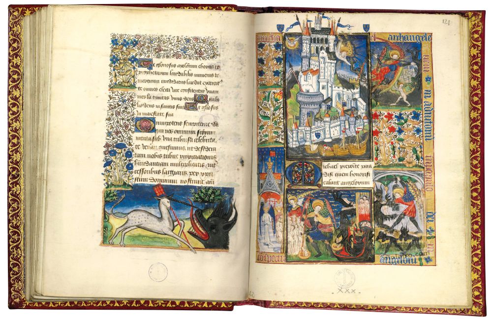 Libro d’Ore di Jean de Montauban, ff. 120v-121r