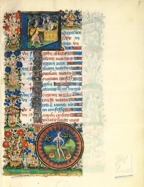 Libro de Horas de Jean de Montauban, f. 9r