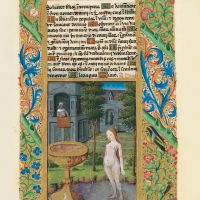 f. 58r, Bathsheba bathing