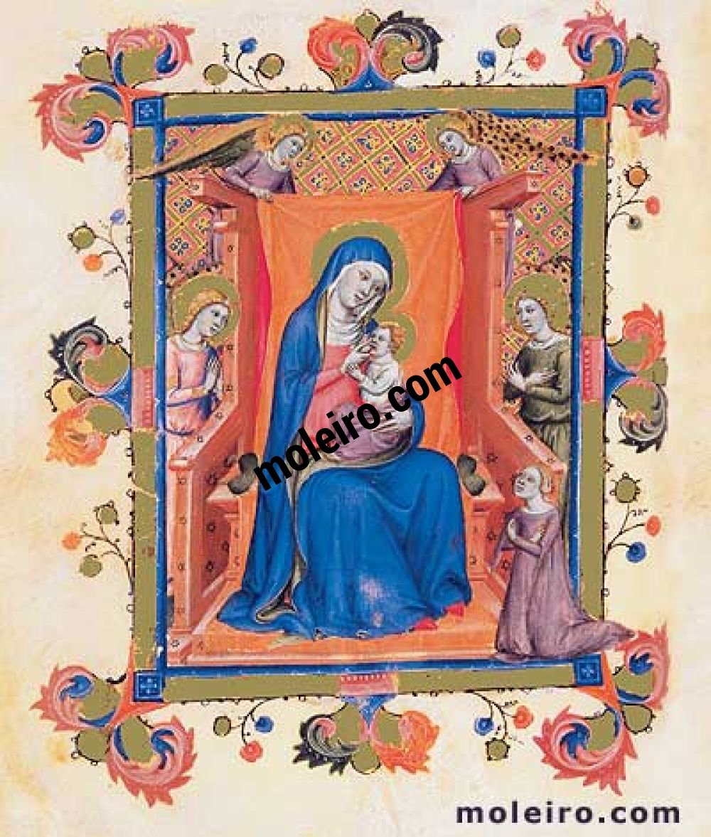 The Book of Hours of Maria of Navarre folio 15v