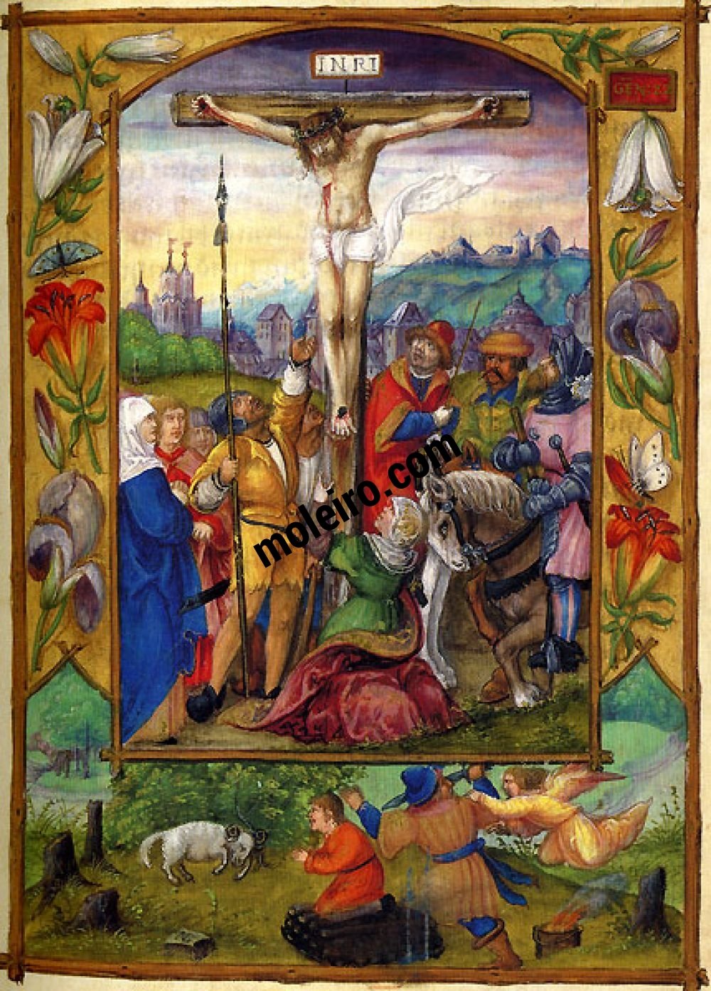 Prayer Book of Albert of Brandenburg Crucifixion, f. 72r
