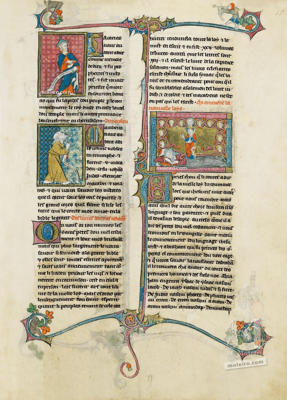 Libro del Tesoro f. 19r, Sueño de Jesé