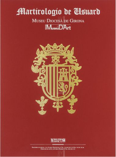 Mappe mit 4 Kunstdrucken des Martyrologiums von Usuardus 4 originalgetreue Nachbildungen