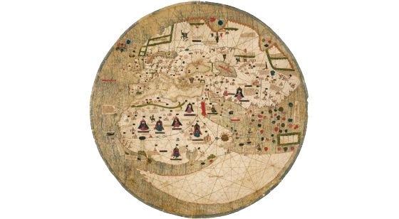 Mappemonde Catalane Biblioteca Estense, Modène