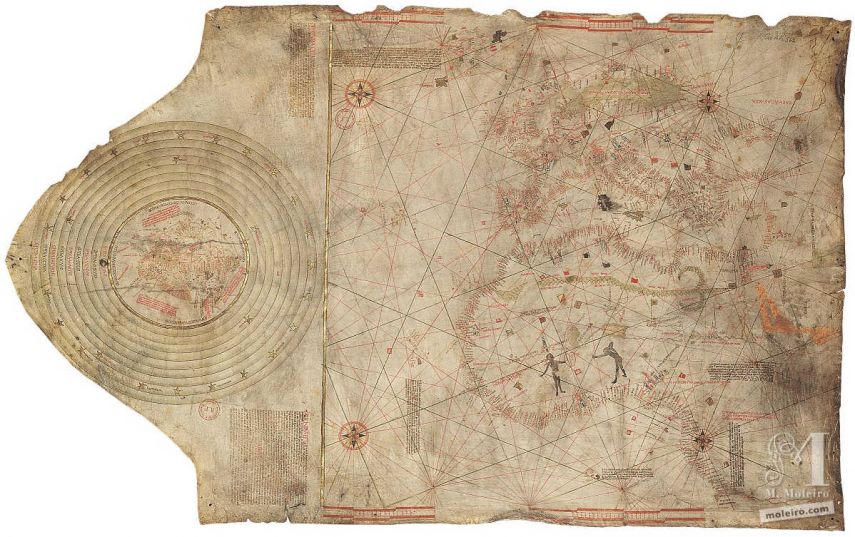 Christopher Columbus´s Chart, Mappa Mundi (Res. GE. AA. 562., Date: c. 1492.) Bibliothèque nationale de France, Paris, BNF