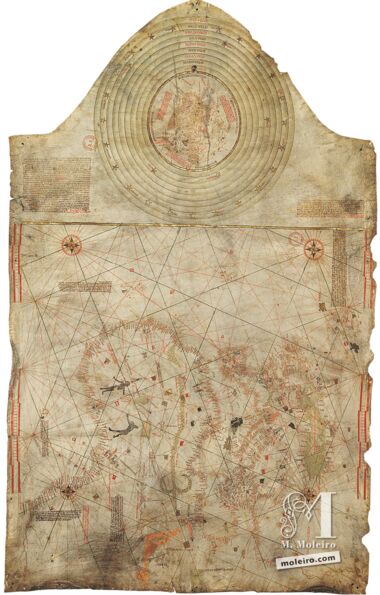 Christopher Columbus’s Chart, Mappa Mundi Bibliothèque nationale de France, Paris