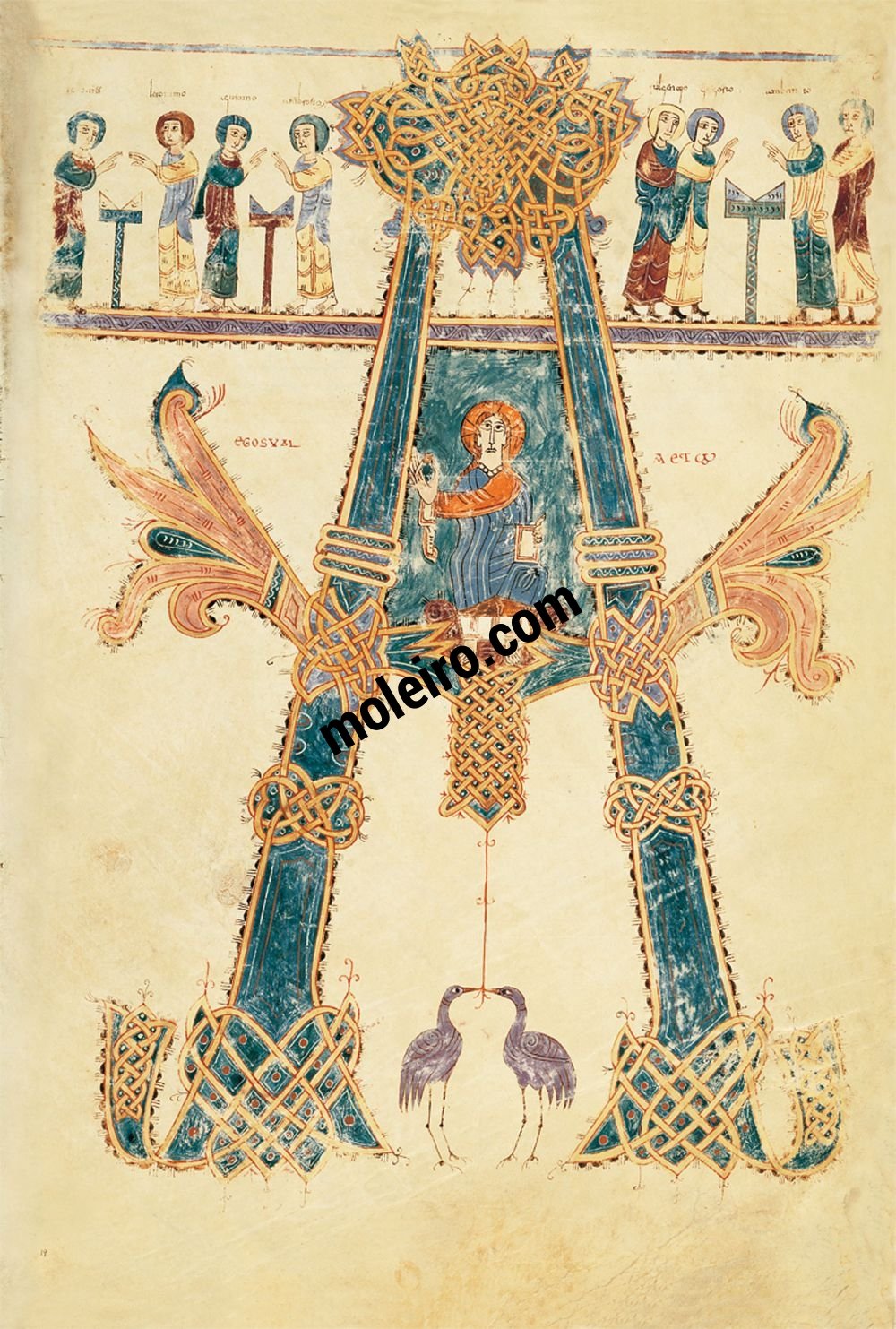 Beato de Liébana - Manuscritos Iluminados f. 19r, Béatus de Gérone