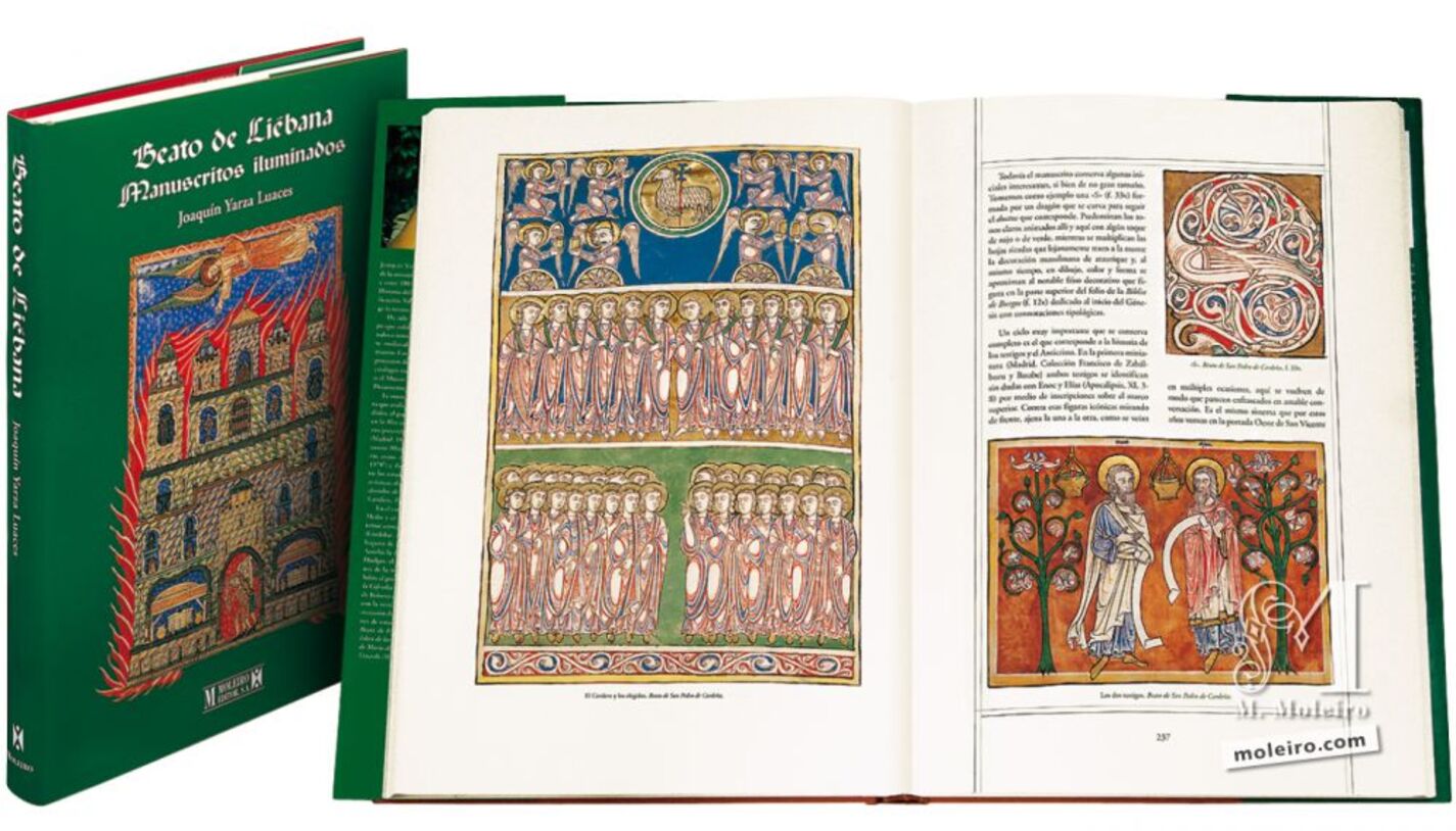 Lomo y portada del Beato de Liébana, Manuscritos Iluminados.