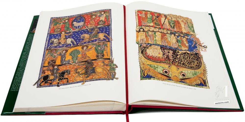 Beato de Liébana - Manuscritos Iluminados Los cuatro jinetes y Visión del juicio final. Beato de San Andrés de Arroyo