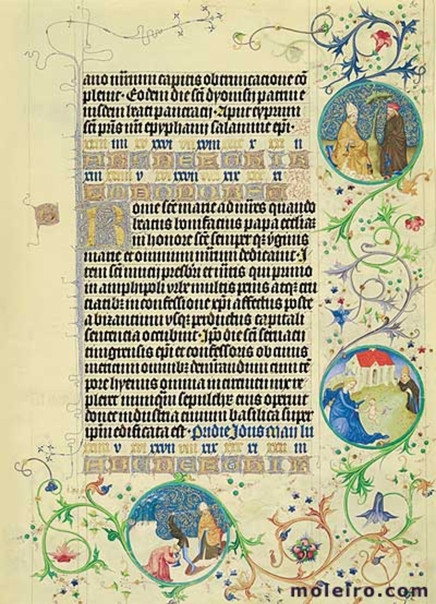 Imgenes de los Medallones del 13 de mayo, folio 50r