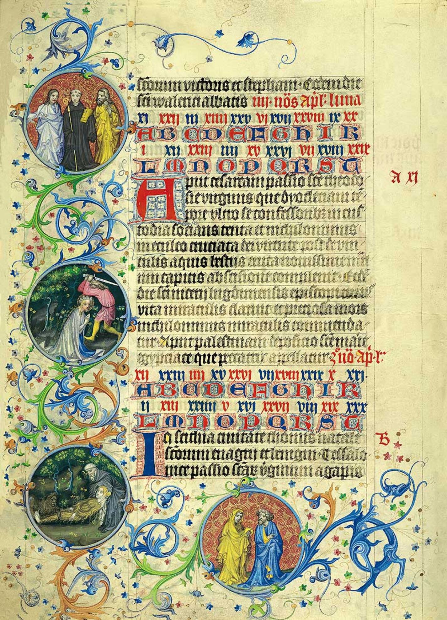 Imágenes de los Medallones del 2 al de abril, folio 36v