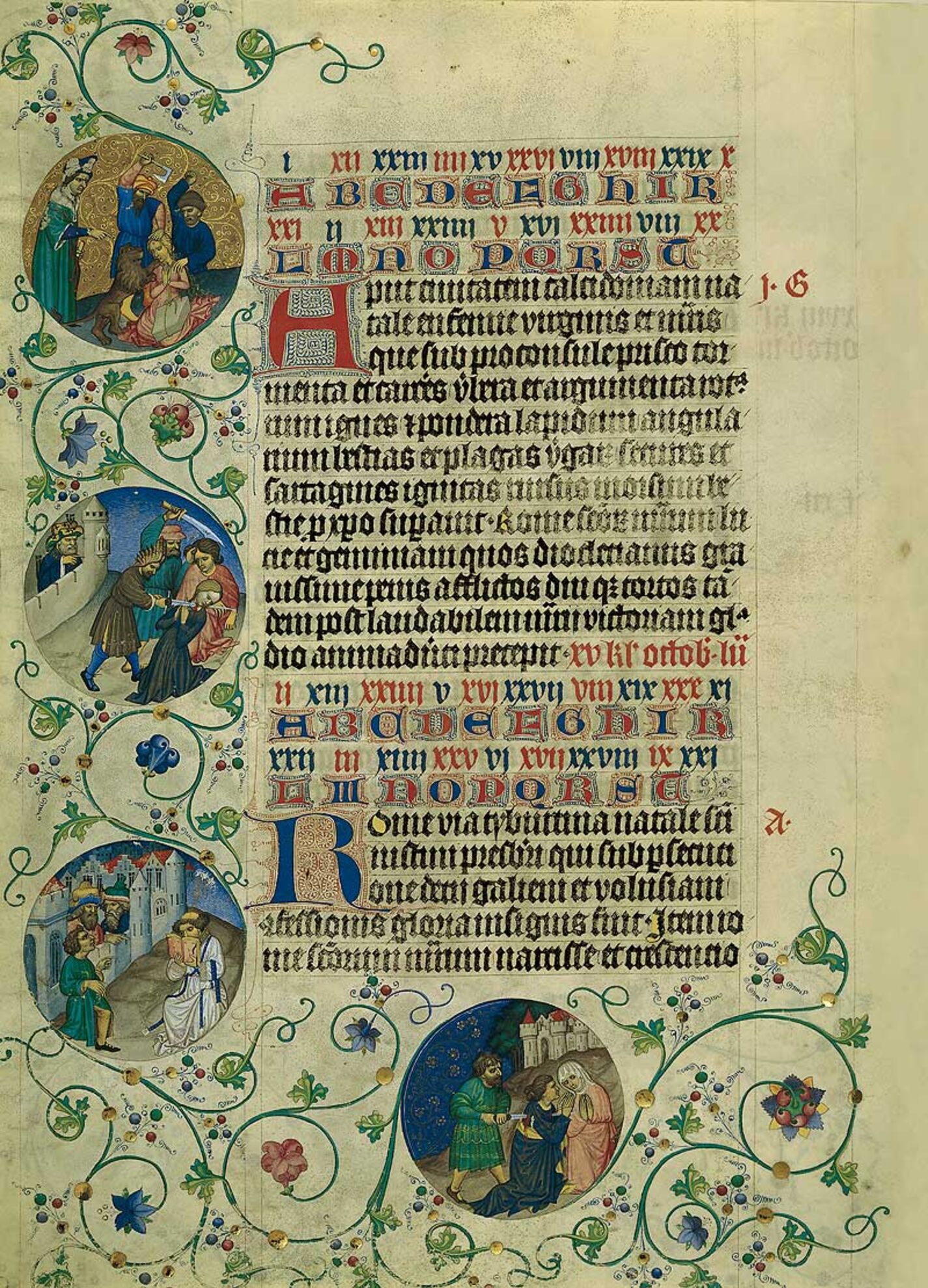 Imágenes de los Medallones, del 16 al 17 de septiembre, folio 92v