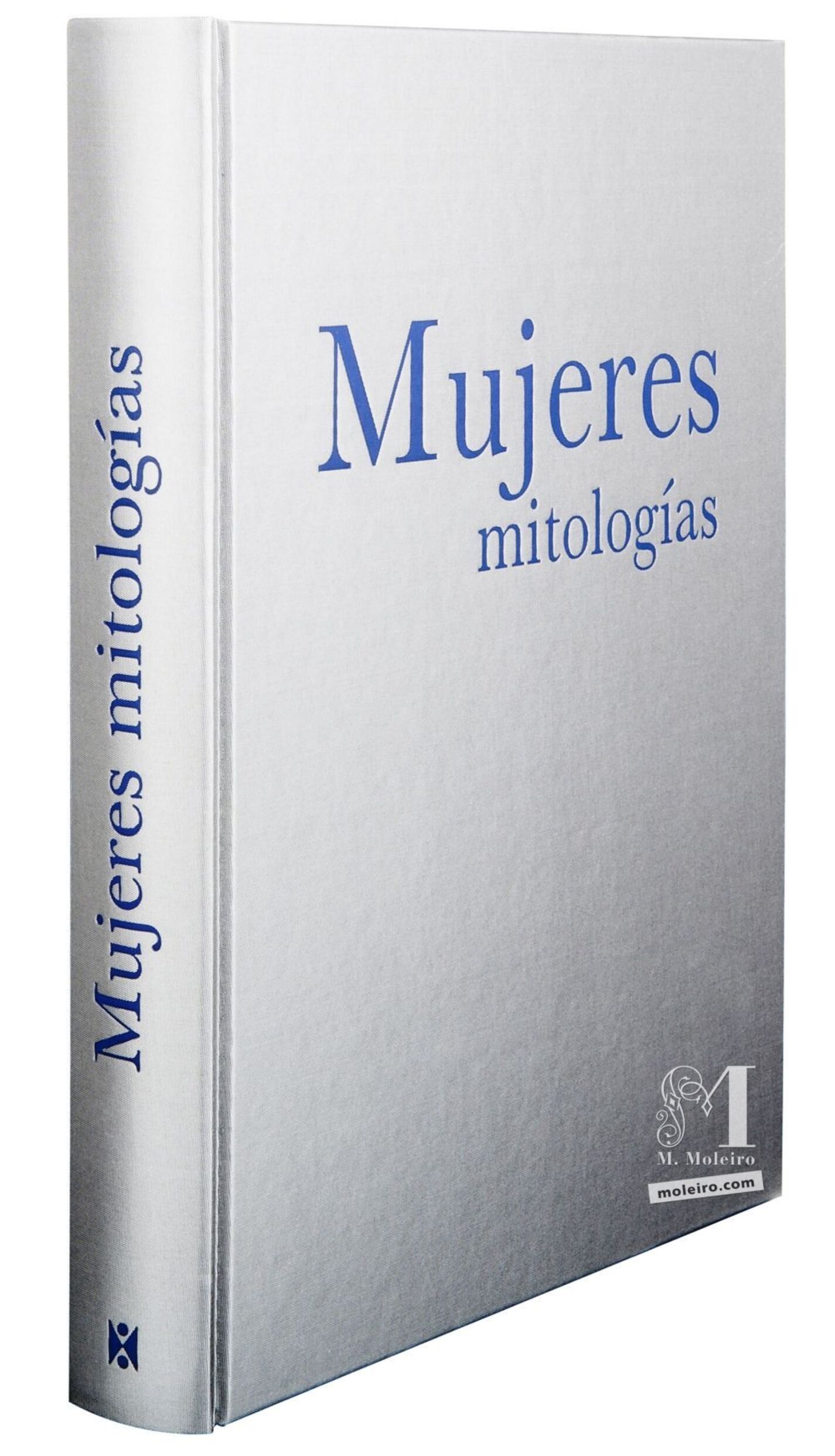 Portada y lomo de Mujeres, Mitologas, encuadernado en tela