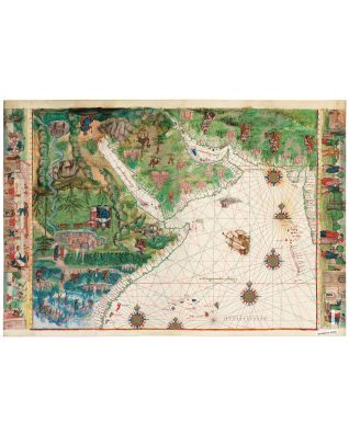 Mapa Golfo P�rsico y mar Rojo <p>Mapa facsimilar del Atlas Vallard (1547)</p>