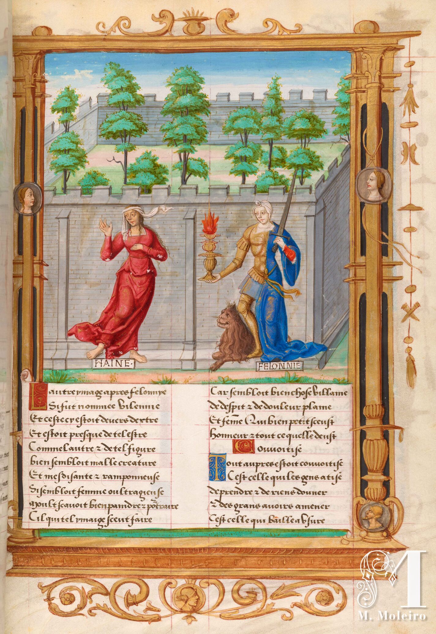 Haine et Flonie, f. 7r