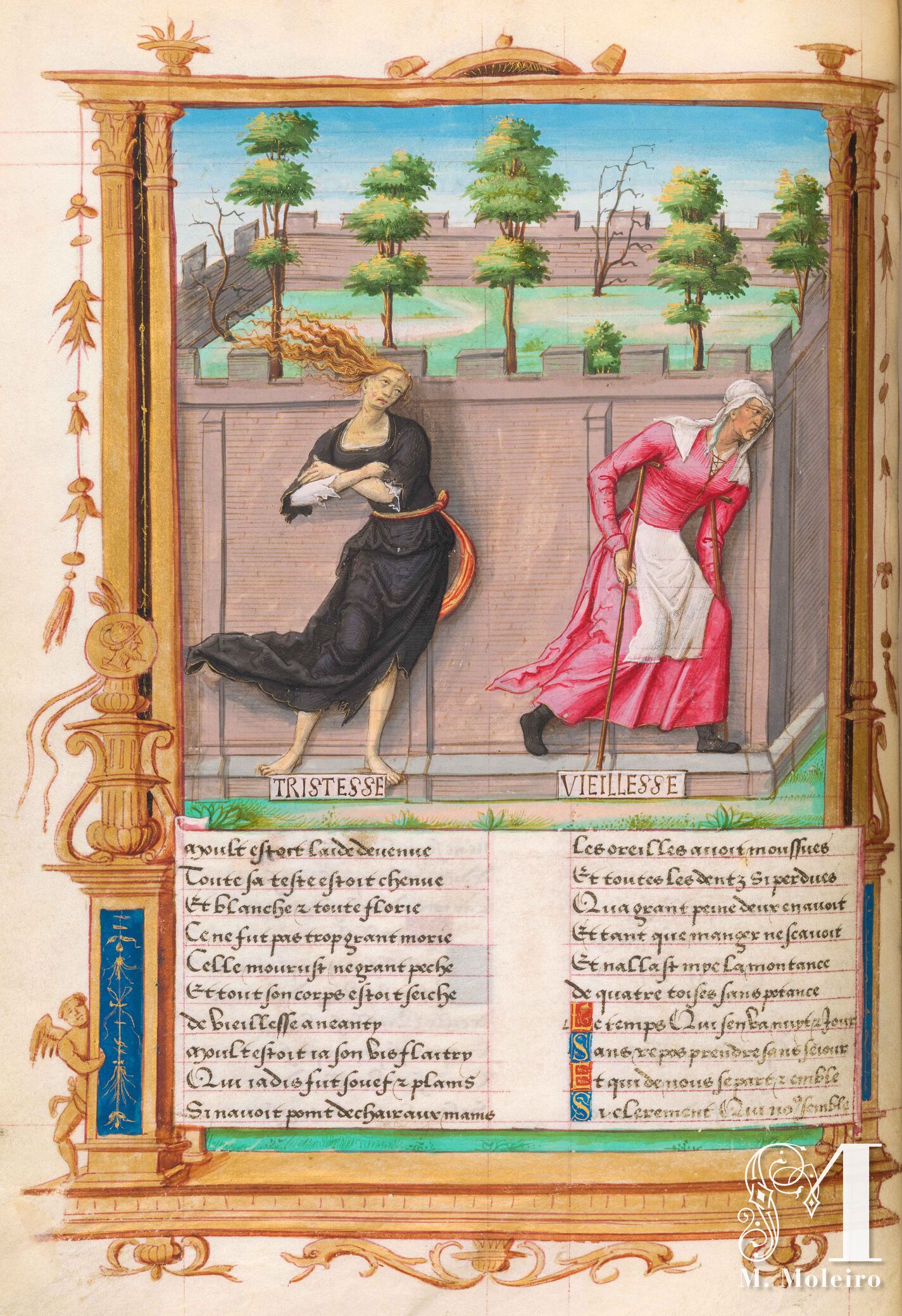 Sorrow and Old Age, f. 9v