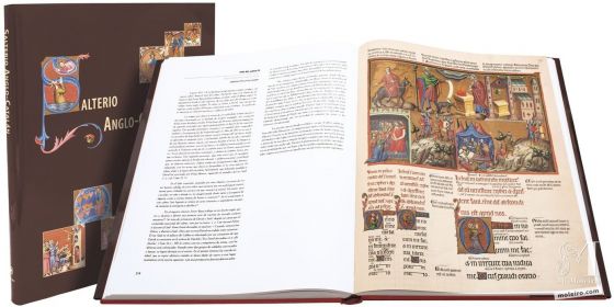 Salterio Triple Glosado La muestra más brillante y lúcida de la mejor pintura de los siglos XIII y XIV
