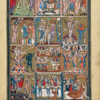 f. 3r, Escenas de la vida de Jesucristo